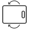 Double sided icon