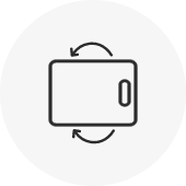 Dual-sided design icon