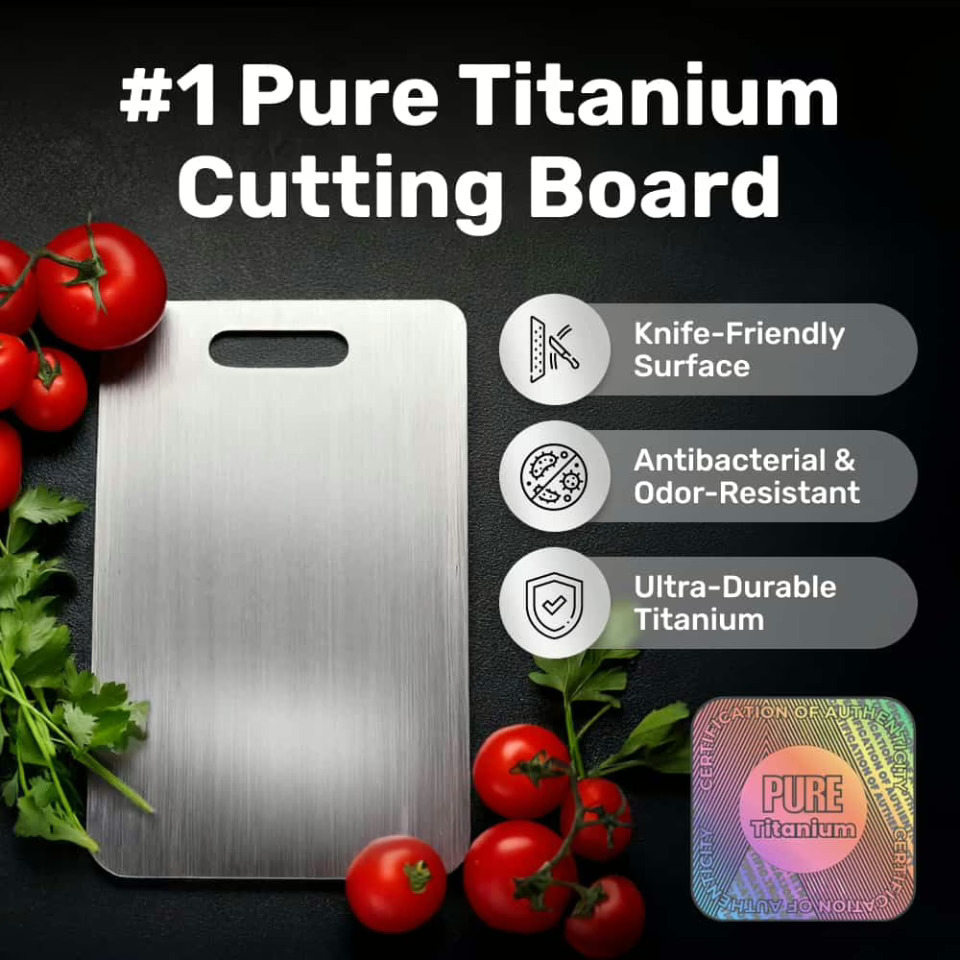 Katori pure titanium cutting board